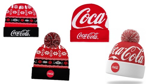 Coca cola bobble hat beanie - coca-cola, /