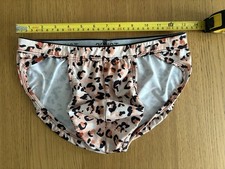 2xist Men’s Sliq Micro Sport Brief Painted Cheetah Size Small, Gay interest