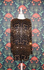 Vintage 90's Y2K Black Gold