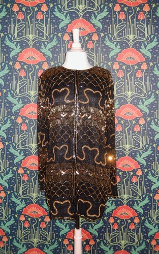 Vintage y2k black - vintage, gold