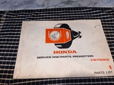 Honda CB750F2 1977 1978 Factory Parts List Book Manual. HPL028