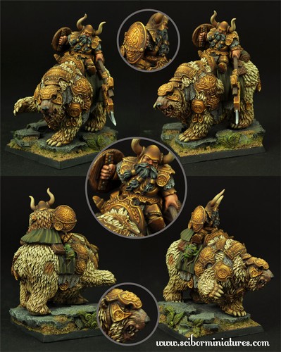 Scibor 28mm 30mm dwarf warrior - scibor,