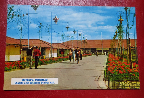 Butlins minehead postcard - butlins,
