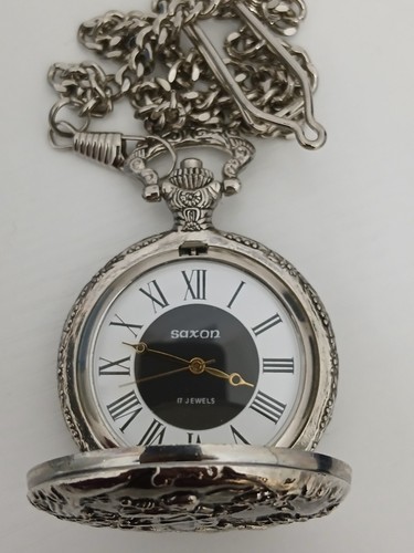 Vintage saxon pocket watch - saxon,