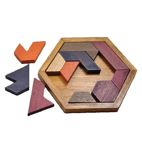Wooden geometric shape - geometric, jigsaw