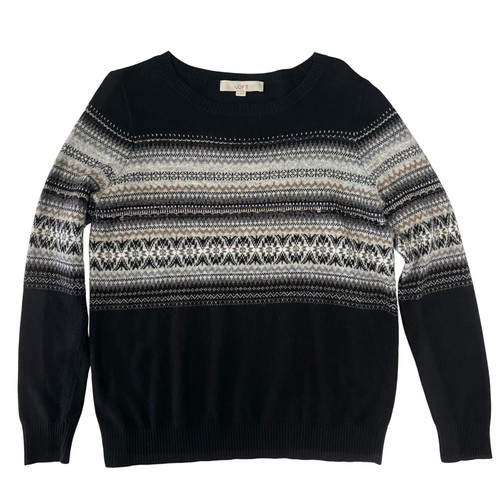 Loft fair isle crew - loft, neck