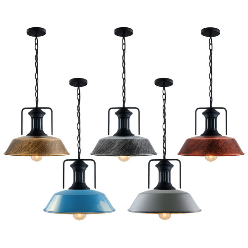 Vintage industrial pendant - industrial,