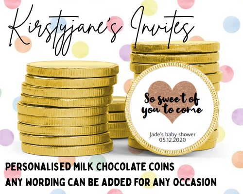 Personalised chocolate coins - personalised,