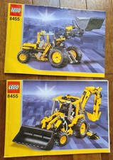Vintage (2003) Lego Technic 8455: Back-Hoe Loader Complete Set & Ready To Build