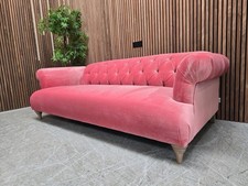 Dixie Large Chesterfield Sofa In Jam Sandwich Clever Velvet RRP:£2895