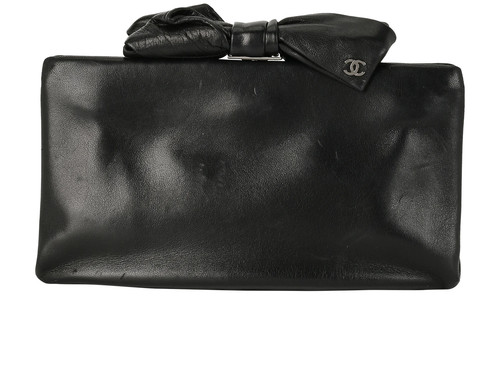 Chanel bow clutch - clutch,