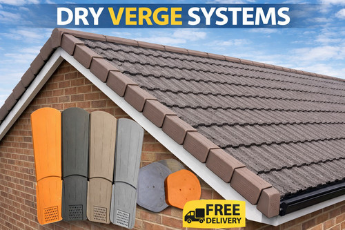 Dry verge end - dry, trim