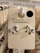 Primark Bow Design Silver Bow