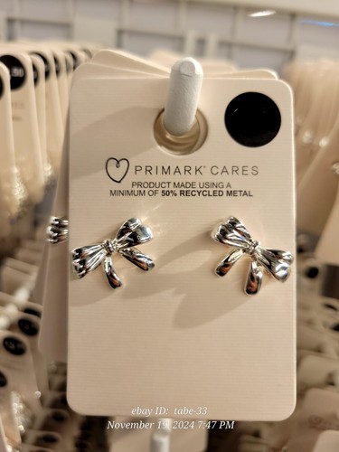 Primark bow design silver - design,