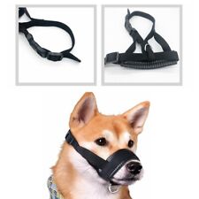 Adjustable Anti Stop Chewing Nylon Dog Bark Bite Soft Mouth Muzzle Grooming