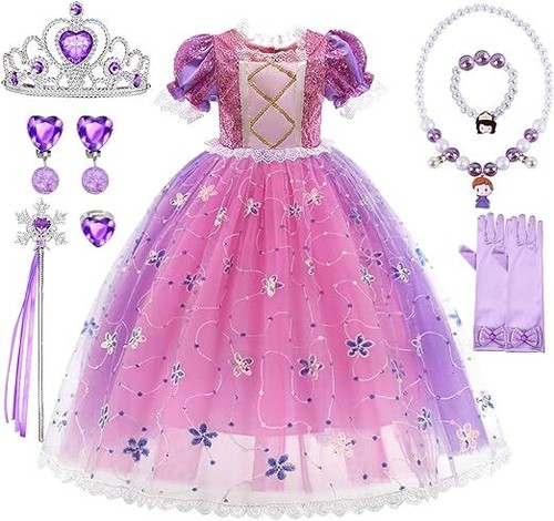 Little girl rapunzel costume - girl,