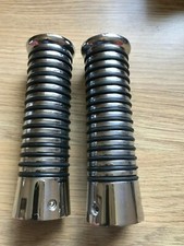 LAMBRETTA / VESPA PX MODELS LML 24MM CHROME SUDANCE HANDLEBAR GRIPS