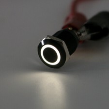 4Pin 12V 12mm LED Light Metal