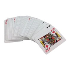 1 Set Of Playing Cards Traditional Plastic Coated Deck Professional Poker Game