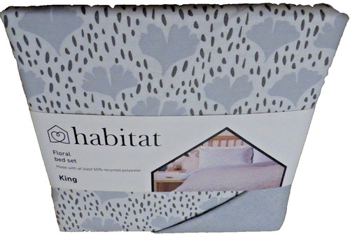 Habitat blue floral duvet - blue,
