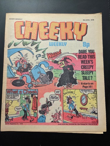 Cheeky weekly comic 3rd june - cheeky, comic,