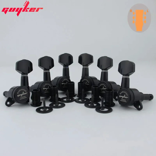 Set black locking guitar - set,