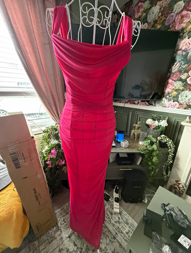 Parthea pink sleeveless ruched - pink,