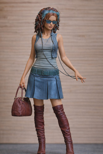 W66 woman standing - –,