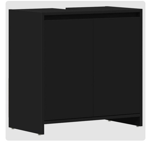 Vidaxl bathroom cabinet black - vidaxl,