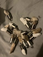 Rabbit Foot Lucky Keychain