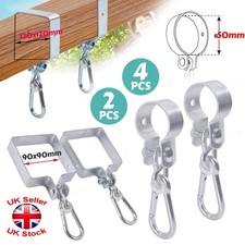 SWING HOOK METAL HANGER BRACKET FOR TIMBER CLIMBING FRAME WOODEN BEAM SELECTION!