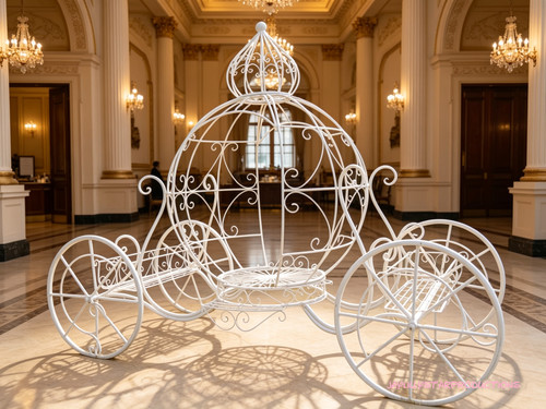 Elegant white metal - white,