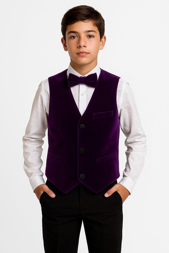 Sirri boys velvet waistcoat - boys, or