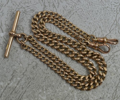 Antique curb link - antique, rose