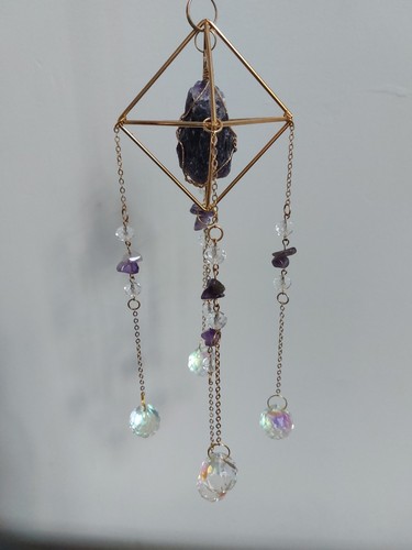 Gemstone amythest crystal - gemstone,