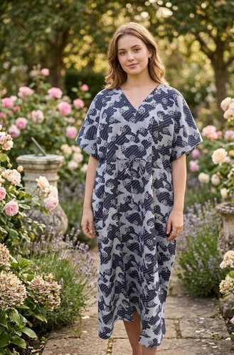 Women long african kaftan - women's,