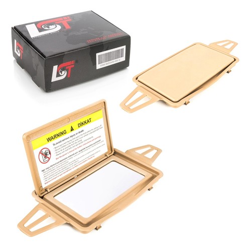 Sun visor with mirror frame - with,