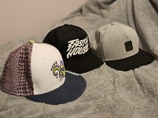Mens Baseball Cap Bundle - New Era 59Fifty Joker, DC Grey, Fast House Black