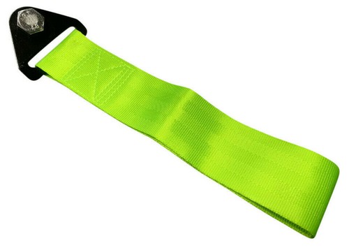 Fluro green tow strap race - green,