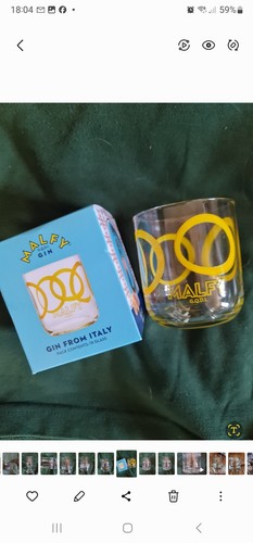 Malfy gin glass boxed new - malfy,