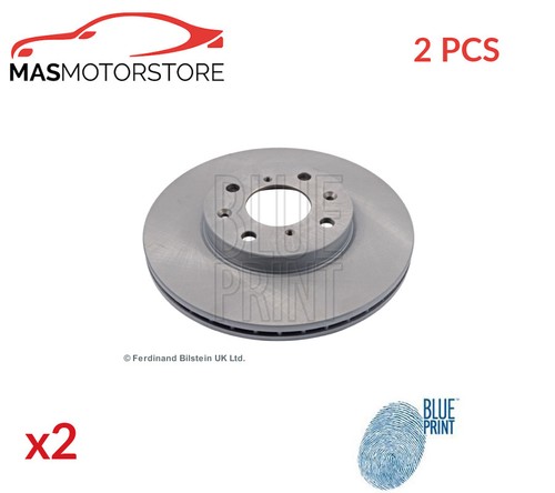 Brake discs set pair - set, blue