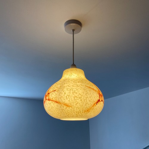 Vintage 1960s marbled opaline - marbled,