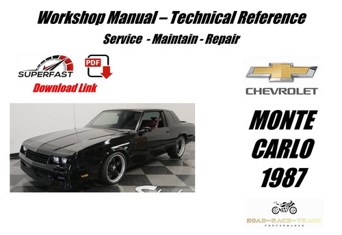 Chevrolet monte carlo service - chevrolet,
