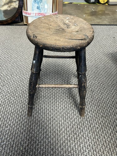 Antique milking stool inch - milking,