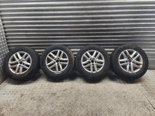 VW TIGUAN ALLOY WHEEL SET OF 4 & TYRES 215/65/R16 16'' ET33 MK1 2007 - 2012