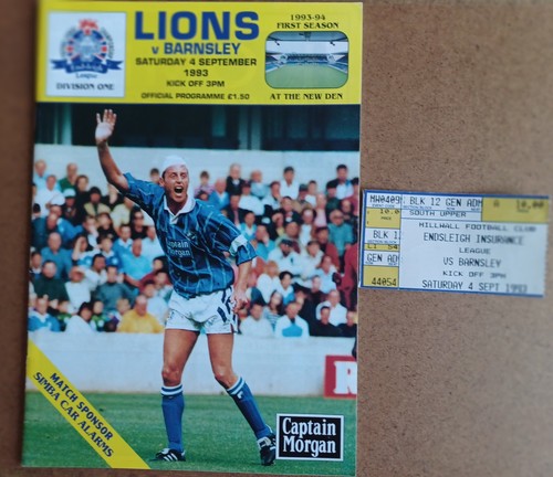1993 millwall v barnsley - ,