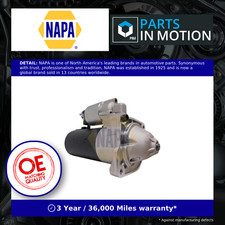 Starter Motor fits PEUGEOT BOXER 2.8D 00 to 06 NAPA 5802AQ Quality Guaranteed