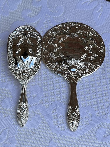 Silver plated dressing table