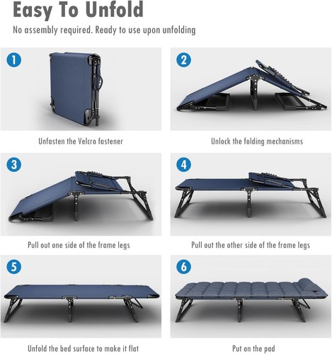 Foldable sun lounger - lounger, reclining