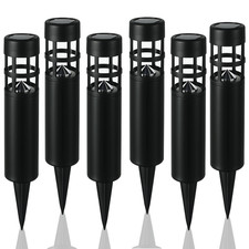 6pcs Solar Bollard Stake Led